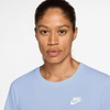 Nike Women’s Sportswear Club Essentials T-Shirt(Hydrogen Blue/Sail)