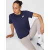 Nike Women’s Sportswear Club Essentials T-Shirt(Obsidian/White)