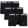 Nike Men’s Essential Micro Stretch Trunk Underwear (3-Pack)(Black / Black/ Black)