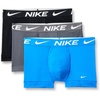 Nike Men’s Essential Micro Stretch Trunk Underwear (3-Pack)(Black W/Photo Blue/ Cool Grey/ Total Orange)