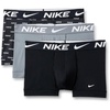 Nike Men’s Essential Micro Stretch Trunk Underwear (3-Pack)(Nike Logo Print/Cool Grey/Black)