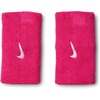 Nike Swoosh Classic Double Wide Wristband 2P BN4000(Vivid Pink/White)