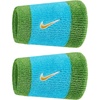 Nike Swoosh Classic Double Wide Wristband 2P BN4000(baltic blue/chlorophile)