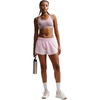 Nike Women’s One Dri-FIT Mid-Rise Shorts(Pink Foam/White)