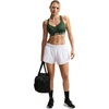 Nike Women’s One Dri-FIT Mid-Rise Shorts(White/Black)