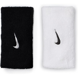 Nike Swoosh Classic Double Wide Wristband 2P BN4000(Black/White/Black)