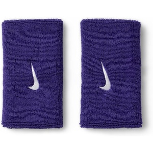 Nike Swoosh Classic Double Wide Wristband 2P BN4000(Court Purple/White)