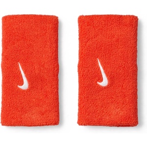 Nike Swoosh Classic Double Wide Wristband 2P BN4000(Team Orange/White)