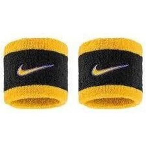 Nike Swoosh Classic Wristband 2P BN3000(Black/Green Abyss/University Gold)