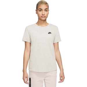 Nike Women’s Sportswear Club Essentials T-Shirt(Birch Heather/Black)