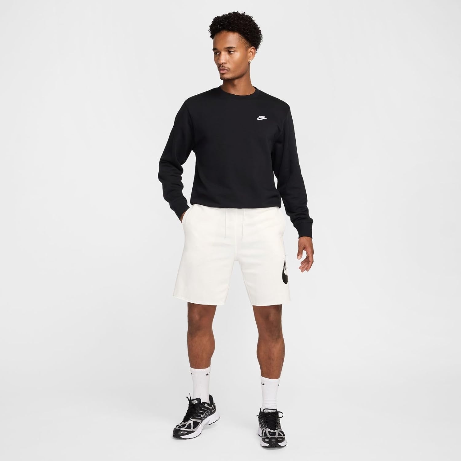 image:imageNike Mens Club French Terry Alumni ShortsSailSailBlack