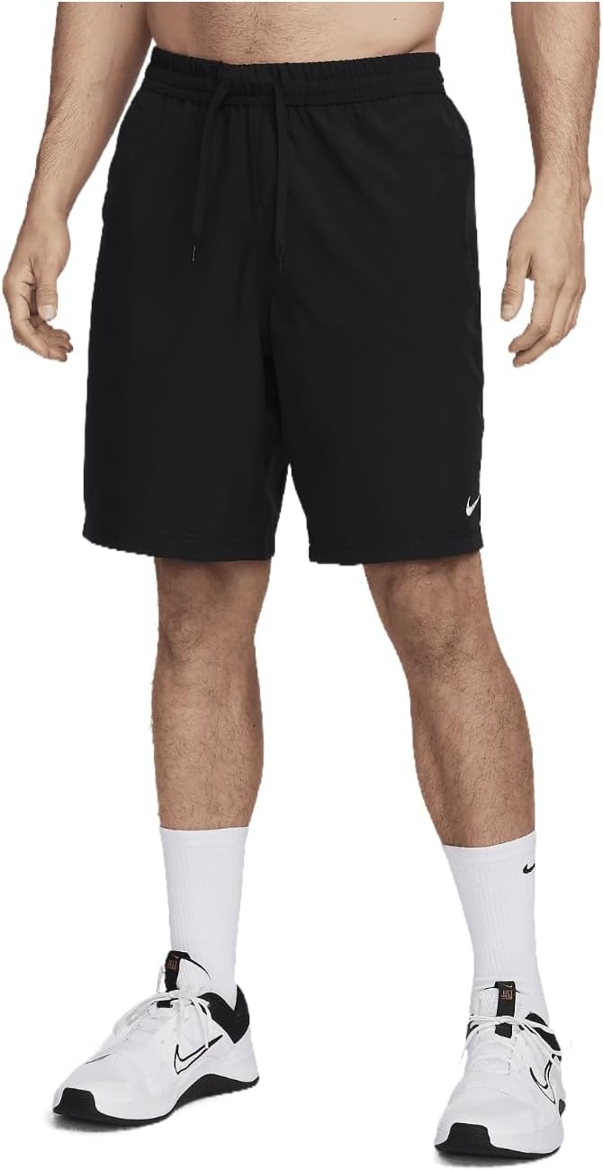 image:imageNike Mens Form DriFIT 9 Workout Shorts Unlined Training ShortsBlackWhite