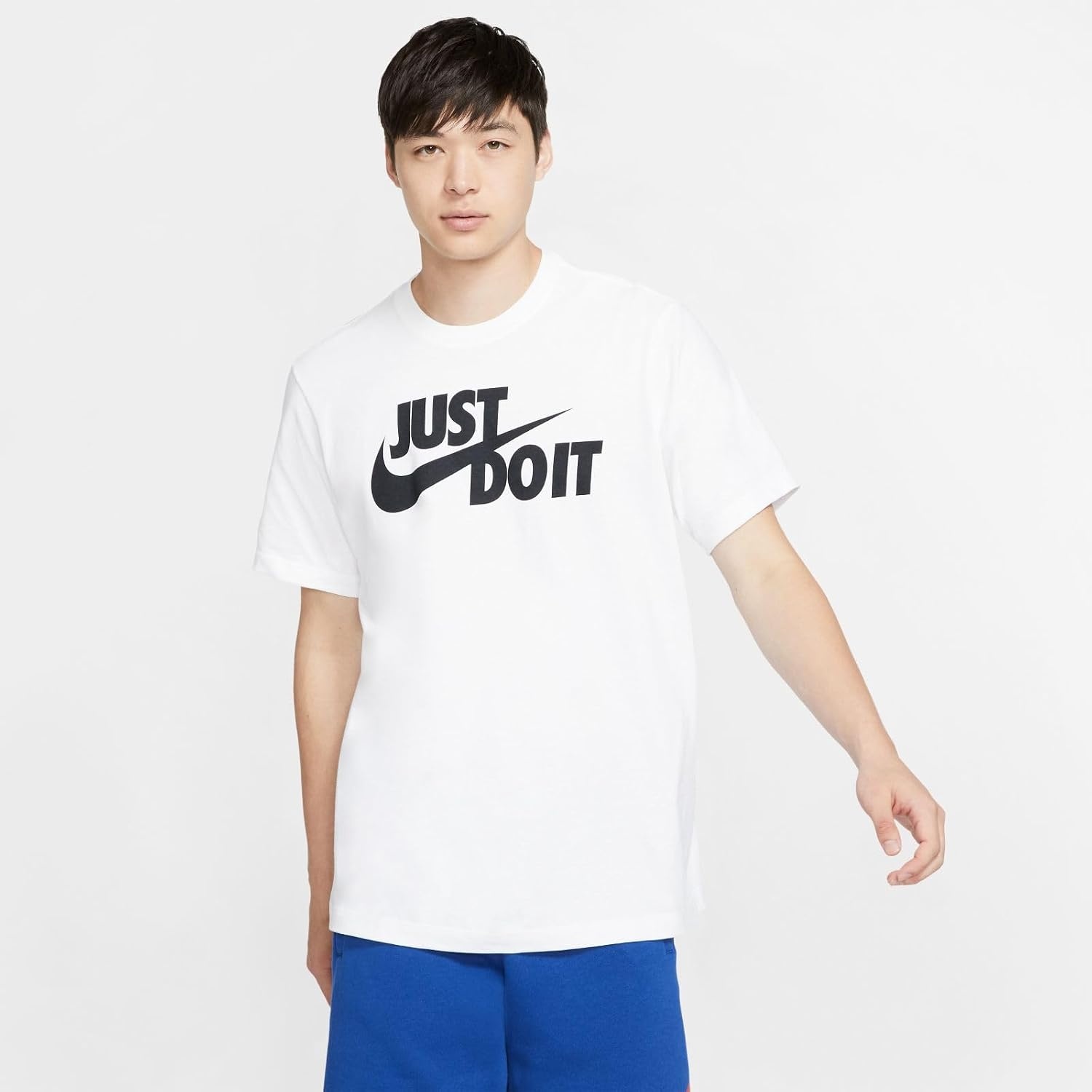image:imageNike Mens Just Do It Sportswear TShirtWhiteBlack