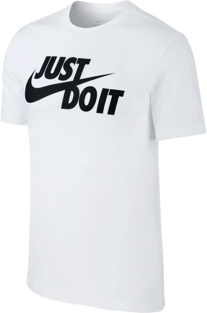 image:imageNike Mens Just Do It Sportswear TShirtWhiteBlack