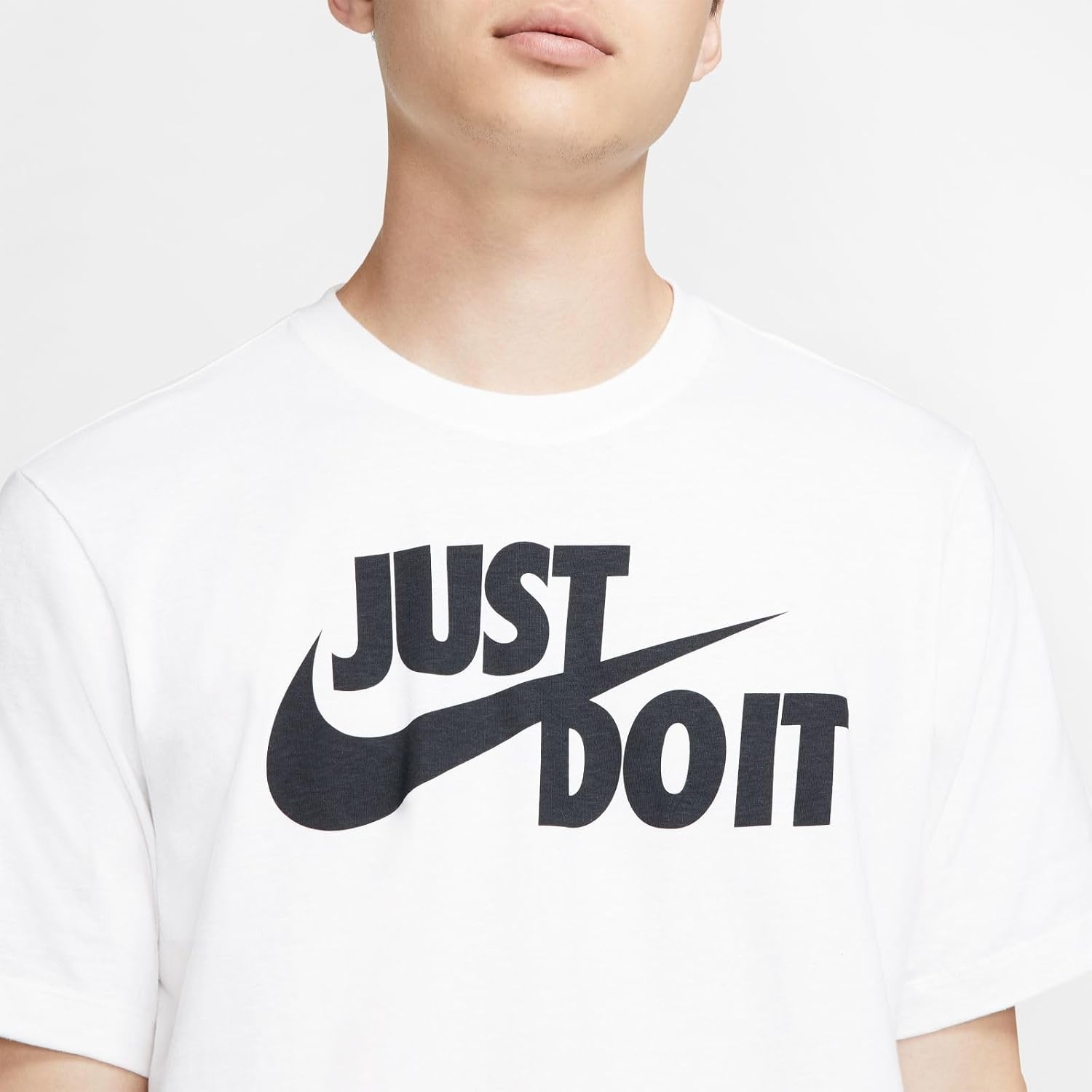 image:imageNike Mens Just Do It Sportswear TShirtWhiteBlack
