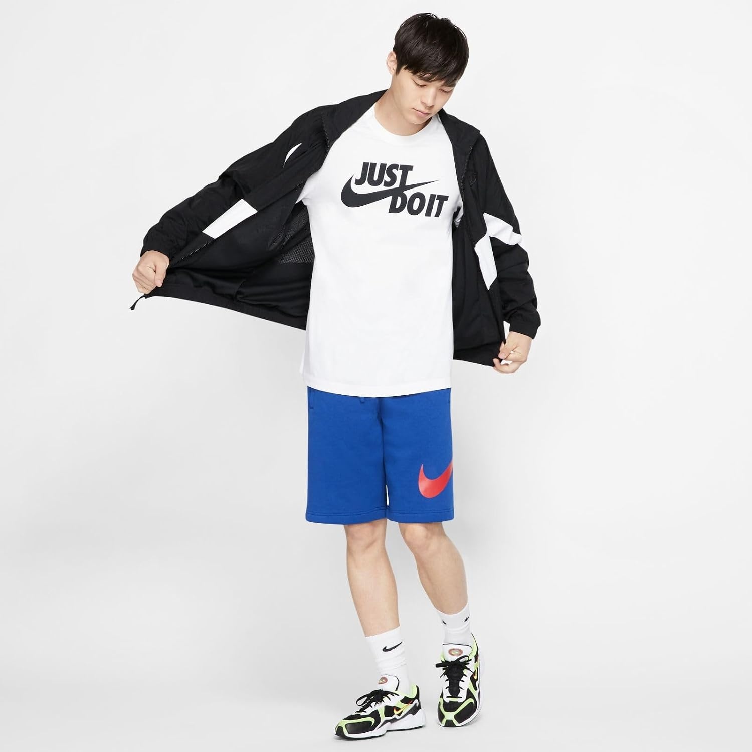 image:imageNike Mens Just Do It Sportswear TShirtWhiteBlack