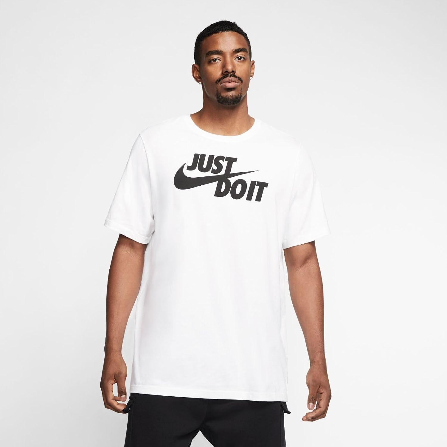 image:imageNike Mens Just Do It Sportswear TShirtWhiteBlack