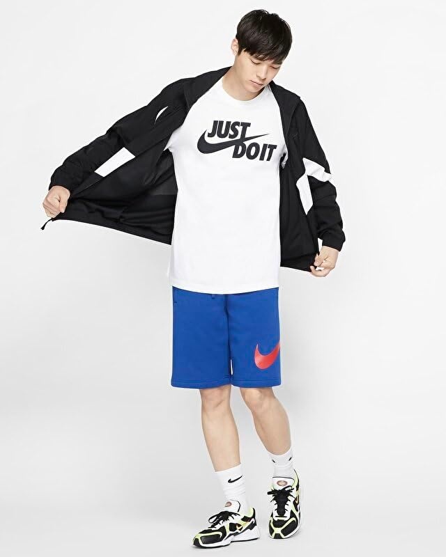 image:imageNike Mens Just Do It Sportswear TShirtWhiteBlack