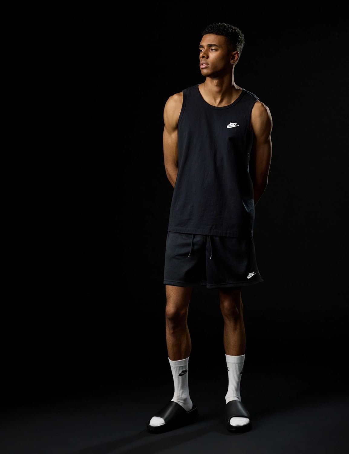 image:imageNike Mens Sportswear Club TankBlackWhite