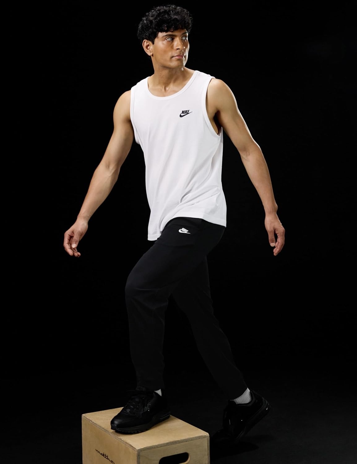 image:imageNike Mens Sportswear Club TankWhiteBlack