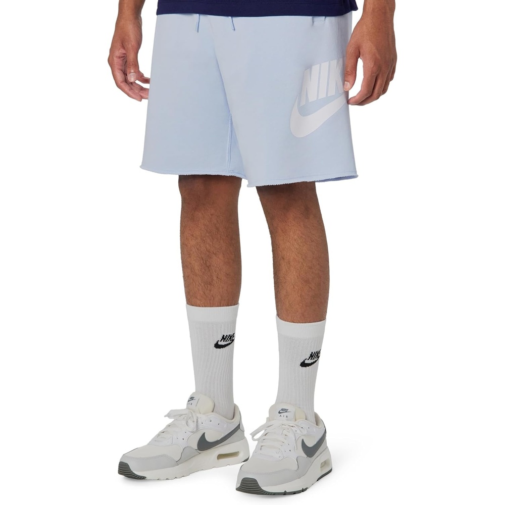 image:imageNike Mens Club French Terry Alumni ShortsHydrogen BlueHydrogen BlueWhite