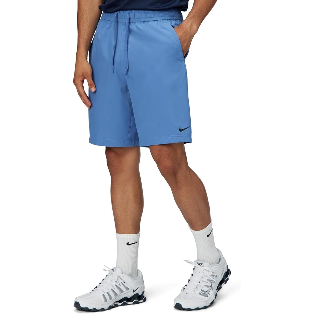 image:imageNike Mens Form DriFIT 9 Workout Shorts Unlined Training ShortsIndigo StormBlack
