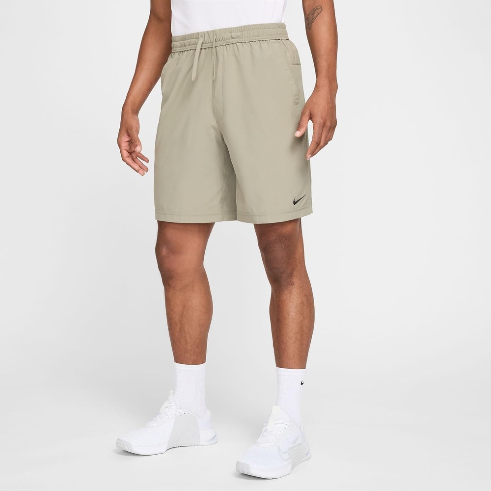 image:imageNike Mens Form DriFIT 9 Workout Shorts Unlined Training ShortsLight ArmyBlack