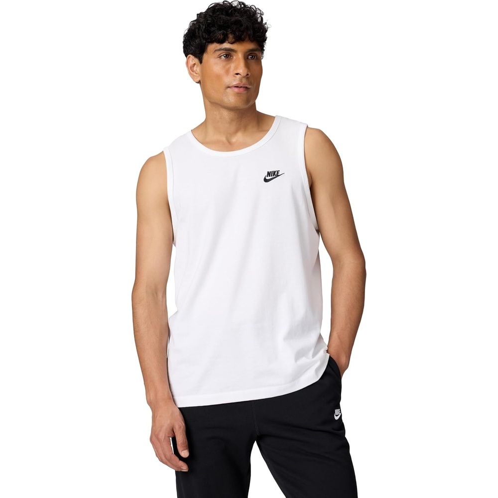 image:imageNike Mens Sportswear Club TankWhiteBlack