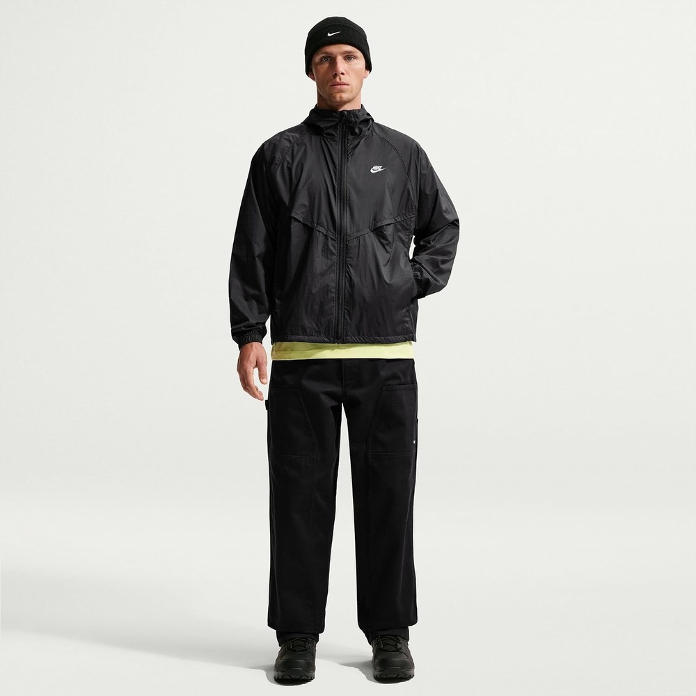 image:imageNike Mens Wind Runner Lightweight Full Zip UV JacketBlackWhite