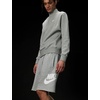 Nike Men’s Club French Terry Alumni Shorts(Dark Grey Heather/Light Smoke Grey/White)