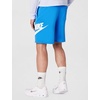 Nike Men’s Club French Terry Alumni Shorts(Light Photo Blue/Light Photo Blue/White)