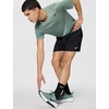 Nike Men’s Form Dri-FIT 5″ Workout Shorts; Unlined Training Shorts(Black/White)