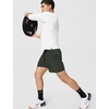 Nike Men’s Form Dri-FIT 5″ Workout Shorts; Unlined Training Shorts(Sequoia/Black)