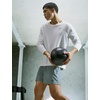 Nike Men’s Form Dri-FIT 5″ Workout Shorts; Unlined Training Shorts(Smoke Grey/Black)