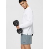Nike Men’s Form Dri-FIT 5″ Workout Shorts; Unlined Training Shorts(Smoke Grey/Black)