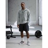 Nike Men’s Form Dri-FIT 9″ Workout Shorts; Unlined Training Shorts(Black/White)