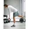 Nike Men’s Form Dri-FIT 9″ Workout Shorts; Unlined Training Shorts(Smoke Grey/Black)