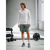 Nike Men’s Form Dri-FIT 9″ Workout Shorts; Unlined Training Shorts(Smoke Grey/Black)