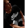 Nike Men’s Just Do It Sportswear T-Shirt(Black/White)
