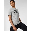 Nike Men’s Just Do It Sportswear T-Shirt(Dark Grey Heather/Black)