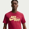 Nike Men’s Just Do It Sportswear T-Shirt(Tough Red)