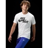 Nike Men’s Just Do It Sportswear T-Shirt(White/Black)