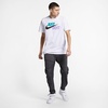 Nike Men’s Just Do It Sportswear T-Shirt(White/Spirit Teal/Atomic Violet/Black)