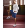 Nike Men’s Miler Dri-FIT 9″ Brief-Lined Running Shorts(Midnight Navy/Reflective Silver)