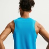 Nike Men’s Miler Dri-Fit Running Tank(Light Current Blue/Reflective Silver)