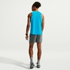 Nike Men’s Miler Dri-Fit Running Tank(Light Current Blue/Reflective Silver)
