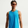 Nike Men’s Miler Dri-Fit Running Tank(Light Current Blue/Reflective Silver)