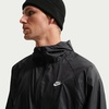Nike Men’s Wind Runner Lightweight Full Zip UV Jacket(Black/White)