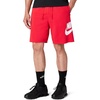Nike Men’s Club French Terry Alumni Shorts(University Red/University Red/White)