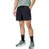 Nike Men’s Form Dri-FIT 5″ Workout Shorts; Unlined Training Shorts(Black/White)